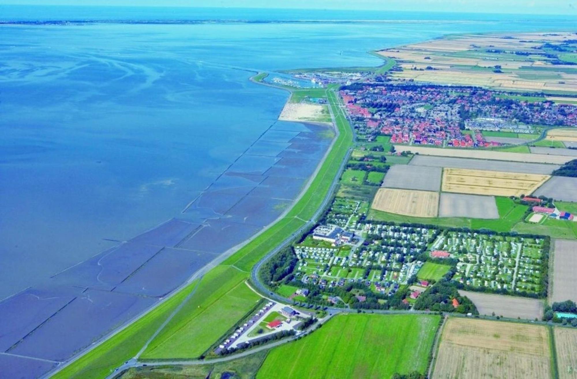 Kleine Nordseewelle ohne Hund Norden Exterior foto